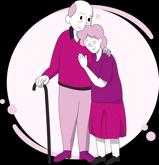 couple personnes âgées