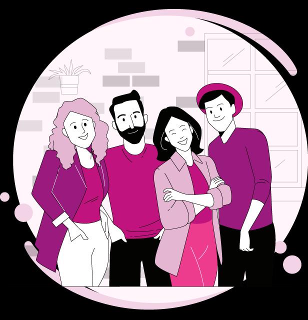 une équipe de praticiens