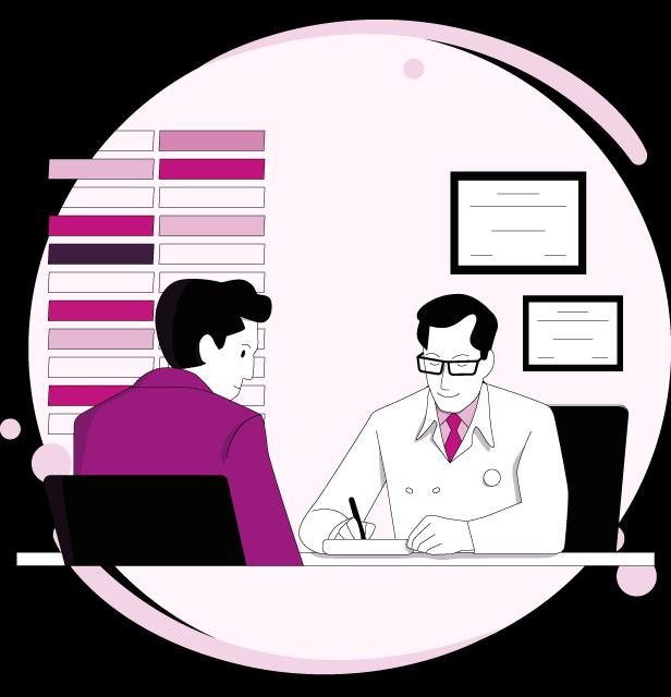 médecin écrivant une ordonnance